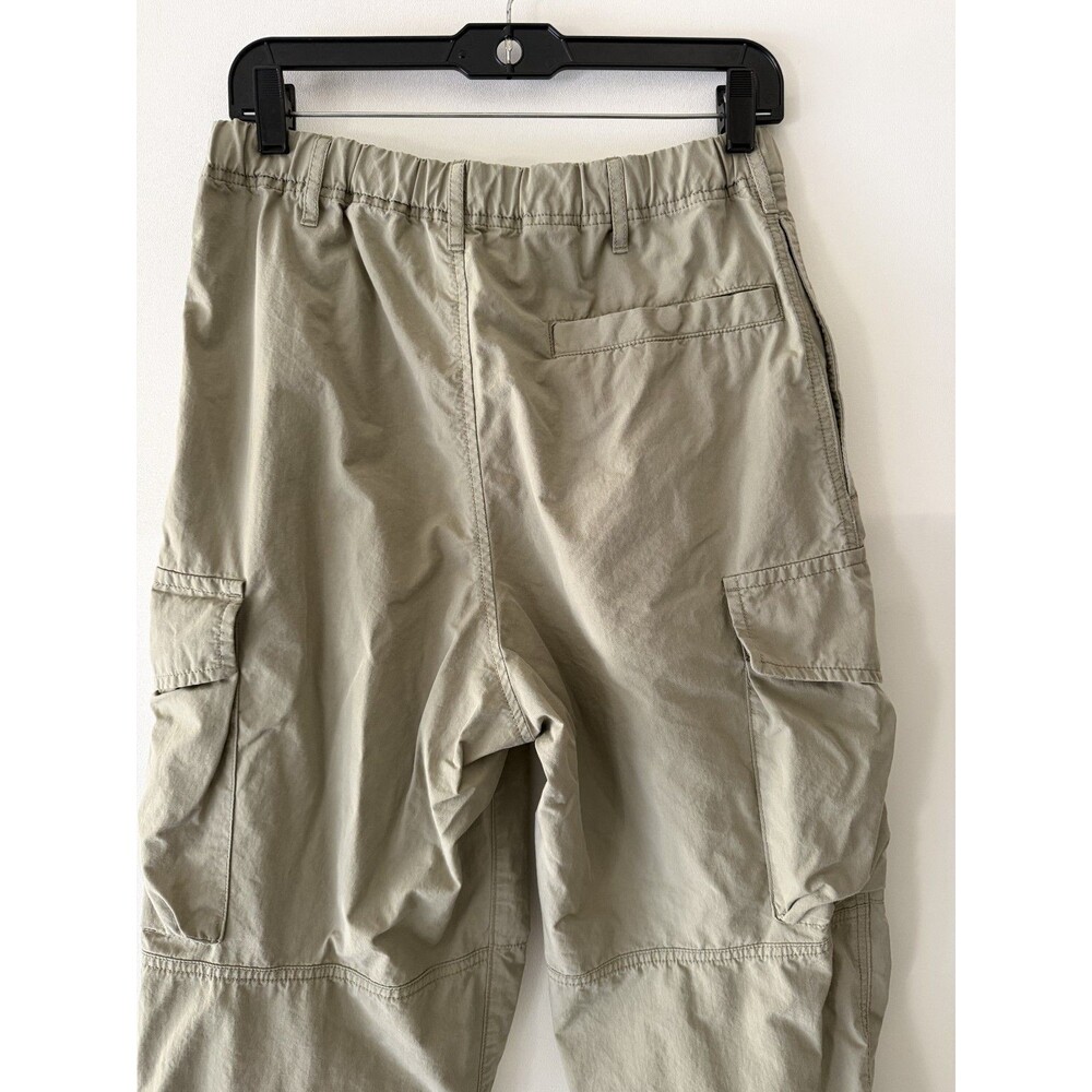 Uniqlo Pants Womens Small Green High Rise Wide Leg Cargo Jogger Utility Y2K - Picture 6 of 14